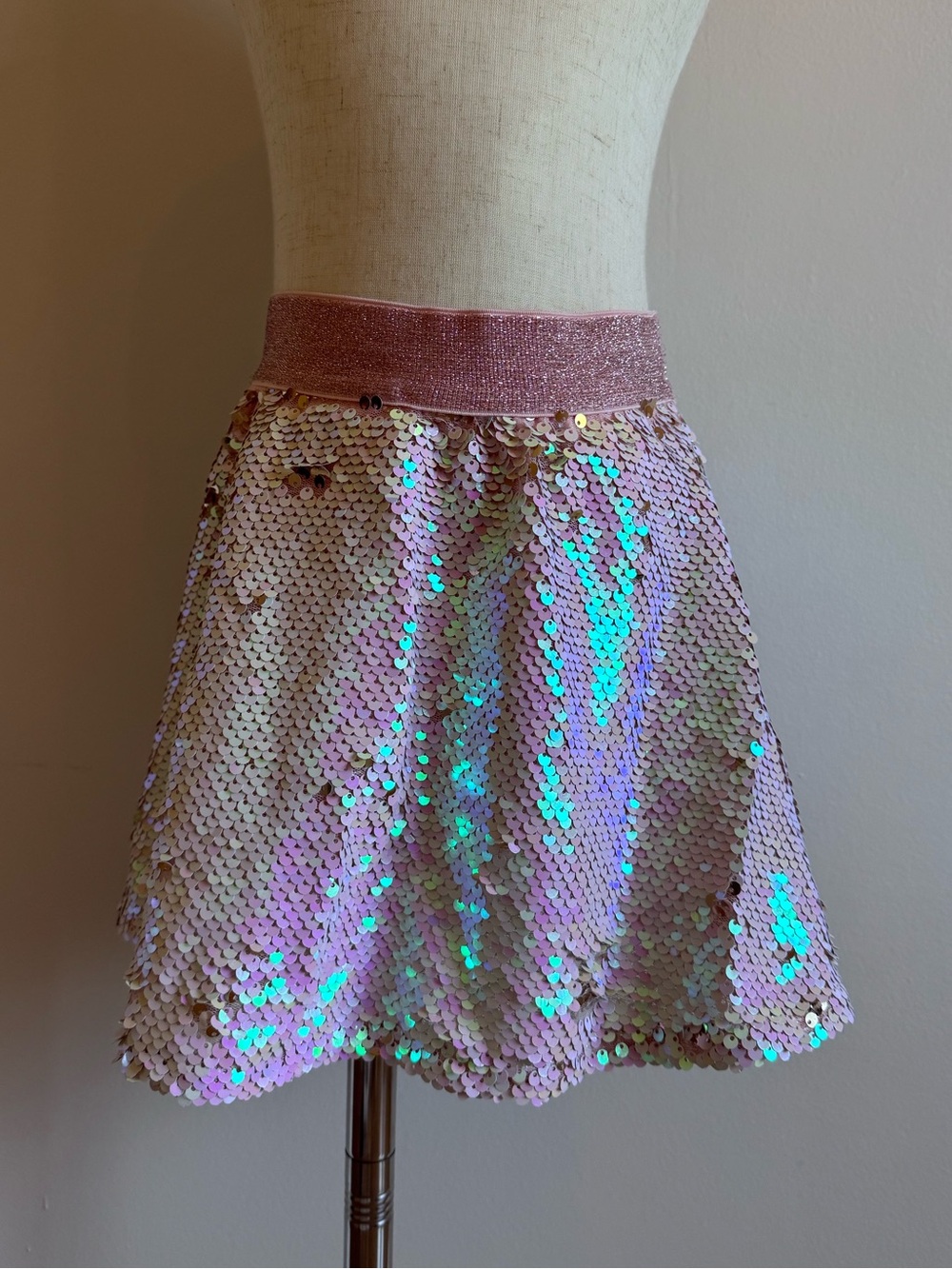 Garanimals Iridescent Pink Sequin Skirt